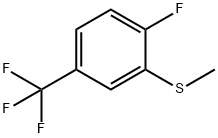 (2-Fluoro-5-(trifluoromethyl)phenyl)(methyl)sulfane Structure