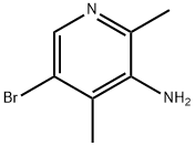 3-Pyridinamine, 5-bromo-2,4-dimethyl- Structure