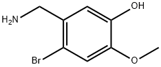 Phenol, 5-(aminomethyl)-4-bromo-2-methoxy- 구조식 이미지