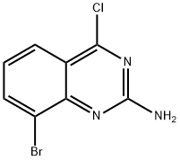 2-Quinazolinamine, 8-bromo-4-chloro- Structure