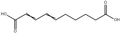 2,4-Decadienedioic acid Structure