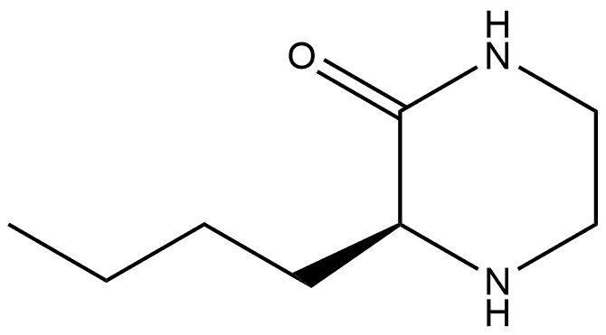 (S)-3-Butylpiperazin-2-one Structure