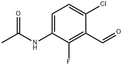 Acetamide, N-(4-chloro-2-fluoro-3-formylphenyl)- Structure