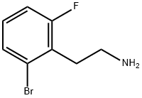 Benzeneethanamine, 2-bromo-6-fluoro- Structure