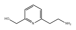 2-Pyridinemethanol, 6-(2-aminoethyl)- 구조식 이미지