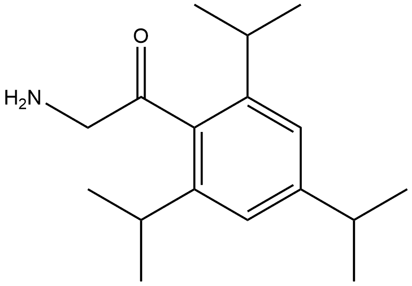 2-Amino-1-[2,4,6-tris(1-methylethyl)phenyl]ethanone Structure