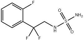 Sulfamide, N-[2,2-difluoro-2-(2-fluorophenyl)ethyl]- Structure