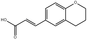 (2E)-3-(3,4-dihydro-2H-chromen-6-yl)prop-2-enoic acid Structure