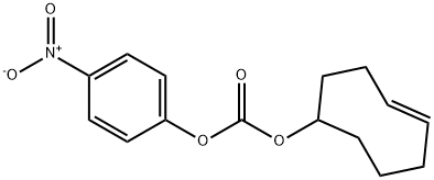 Carbonic acid, (4E)-4-cycloocten-1-yl 4-nitrophenyl ester Structure