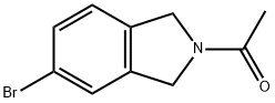 Ethanone, 1-(5-bromo-1,3-dihydro-2H-isoindol-2-yl)- 구조식 이미지
