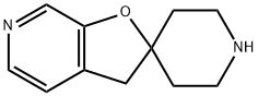 Spiro[furo[2,3-c]pyridine-2(3H),4'-piperidine] 구조식 이미지