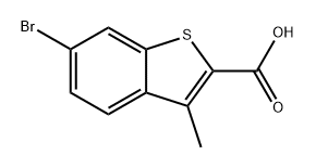 Benzo[b]thiophene-2-carboxylic acid, 6-bromo-3-methyl- Structure