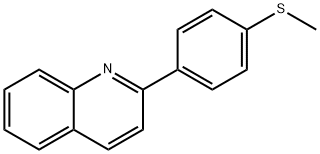 2-(4-(methylthio)phenyl)quinoline Structure