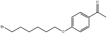 Ethanone, 1-[4-[(6-bromohexyl)oxy]phenyl]- Structure