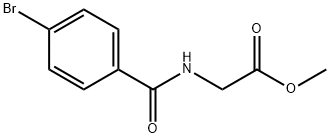 Glycine, N-(4-bromobenzoyl)-, methyl ester 구조식 이미지