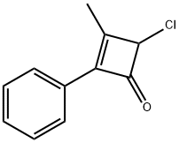 2-Cyclobuten-1-one, 4-chloro-3-methyl-2-phenyl- Structure