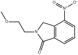 1H-Isoindol-1-one, 2,3-dihydro-2-(2-methoxyethyl)-4-nitro- 구조식 이미지