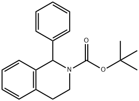 tert-Butyl 1-phenyl-3,4-dihydroisoquinoline-2(1H)-carboxylate Structure
