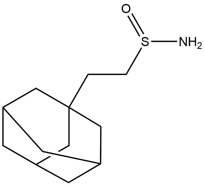 Tricyclo[3.3.1.13,7]decane-1-ethanesulfinamide 구조식 이미지