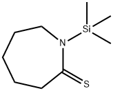 1-(Trimethylsilyl)azepane-2-thione Structure