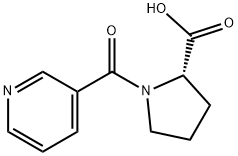 1-Nicotinoylpyrrolidine-2-carboxylic acid Structure