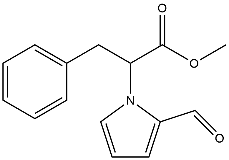 methyl 2-(2-formyl-1H-pyrrol-1-yl)-3-phenylpropanoate Structure