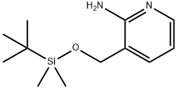 2-Pyridinamine, 3-[[[(1,1-dimethylethyl)dimethylsilyl]oxy]methyl]- 구조식 이미지
