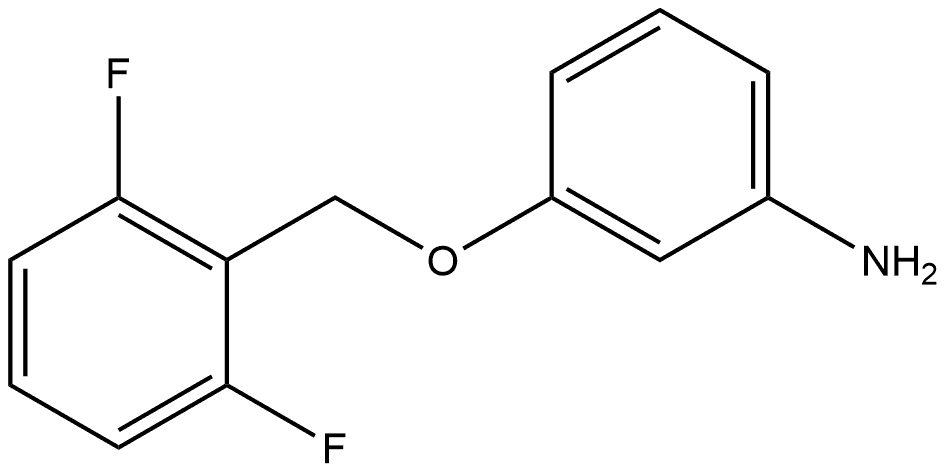 3-[(2,6-Difluorophenyl)methoxy]benzenamine Structure