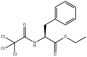 Phenylalanine, N-(trichloroacetyl)-, ethyl ester (9CI) Structure