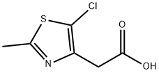 2-(5-chloro-2-methyl-1,3-thiazol-4-yl)acetic acid Structure