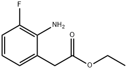 Benzeneacetic acid, 2-amino-3-fluoro-, ethyl ester Structure