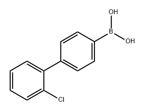 Boronic acid, B-(2'-chloro[1,1'-biphenyl]-4-yl)- Structure