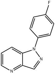 1H-Pyrazolo[4,3-b]pyridine, 1-(4-fluorophenyl)- Structure