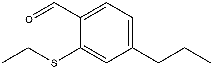 2-(Ethylthio)-4-propylbenzaldehyde Structure