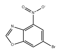 Benzoxazole, 6-bromo-4-nitro- Structure