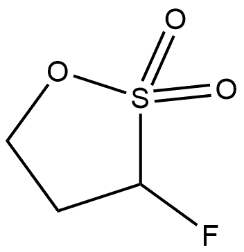 1,2-Oxathiolane, 3-fluoro-, 2,2-dioxide 구조식 이미지