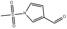 1H-Pyrrole-3-carboxaldehyde, 1-(methylsulfonyl)- 구조식 이미지