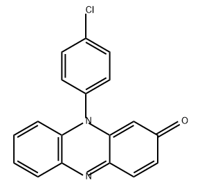 2(10H)-Phenazinone, 10-(4-chlorophenyl)- Structure