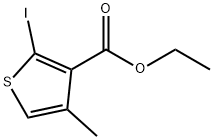 3-Thiophenecarboxylic acid, 2-iodo-4-methyl-, ethyl ester Structure