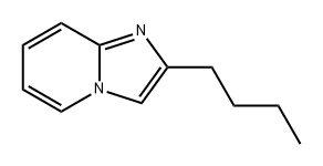 Imidazo[1,2-a]pyridine, 2-butyl- Structure