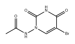 Acetamide, N-(5-bromo-3,4-dihydro-2,4-dioxo-1(2H)-pyrimidinyl)- Structure