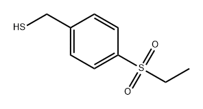 Benzenemethanethiol, 4-(ethylsulfonyl)- Structure