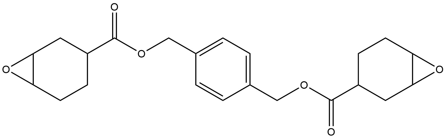 3,3′-[1,4-Phenylenebis(methylene)] bis(7-oxabicyclo[4.1.0]heptane-3-carboxylate) Structure