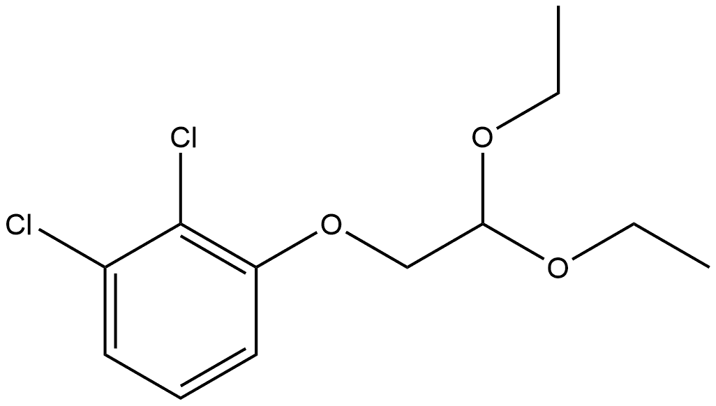 1,2-Dichloro-3-(2,2-diethoxyethoxy)benzene Structure