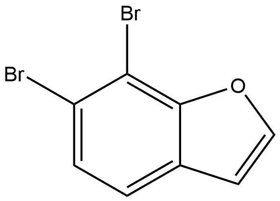 6,7-Dibromobenzofuran Structure