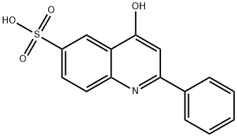 4-Hydroxy-2-phenylquinoline-6-sulfonic acid 구조식 이미지