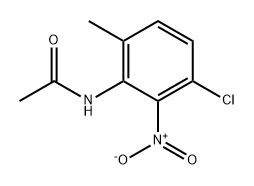 Acetamide, N-(3-chloro-6-methyl-2-nitrophenyl)- Structure