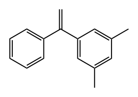 Benzene, 1,3-dimethyl-5-(1-phenylethenyl)- Structure