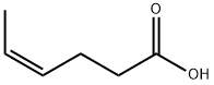 4-Hexenoic acid, (4Z)- Structure