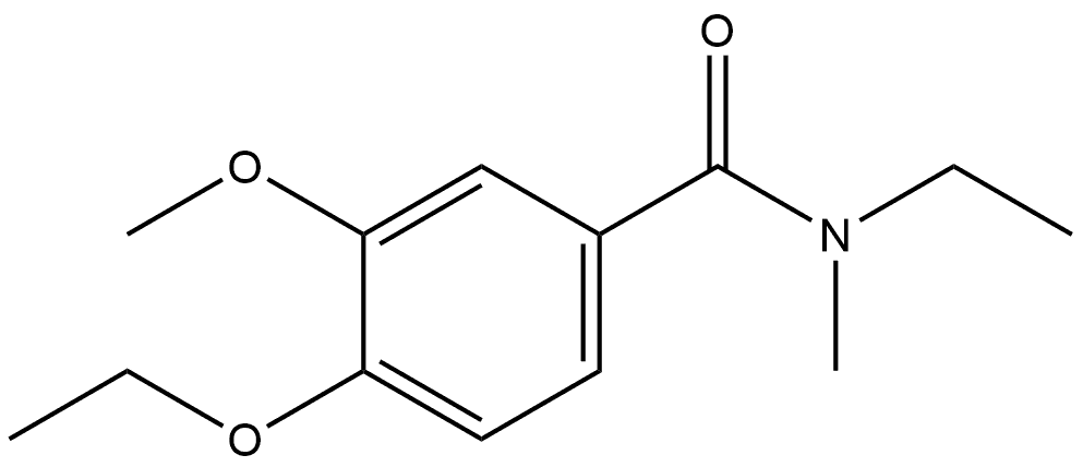 4-Ethoxy-N-ethyl-3-methoxy-N-methylbenzamide Structure